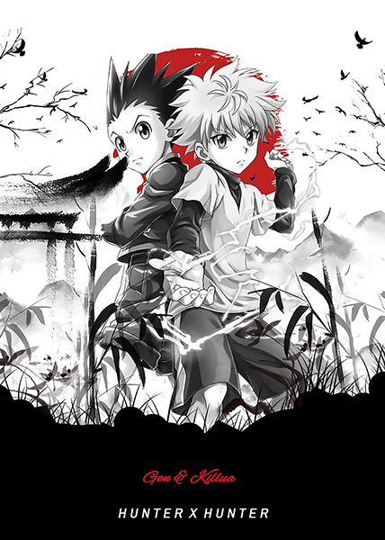 Japanese Gon x Killua Hunter x Hunter Poster