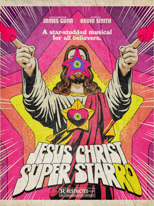 Jesus Christ Super Starro Pop art Poster