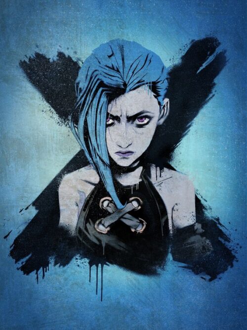 Jinx Graffiti Arcane Poster