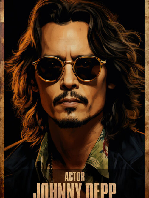Johnny Depp Acting Poster