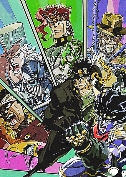 JoJo Bizarre Adventure Retro Poster