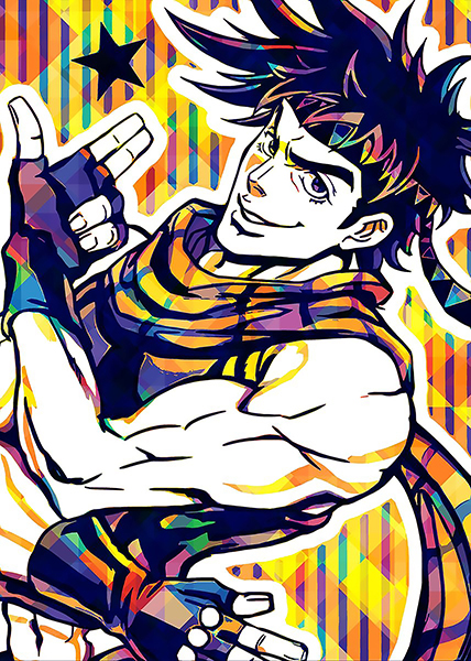 Joseph Joestar JoJo's Bizarre Adventure Poster