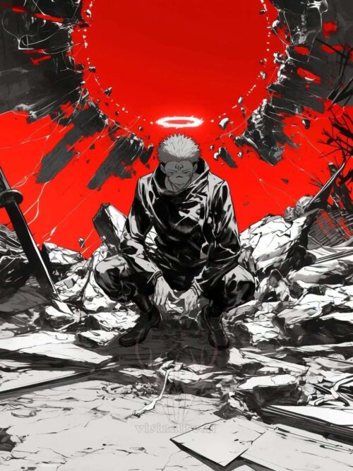 Jujutsu Kaisen Sukuna Anime & Manga Poster