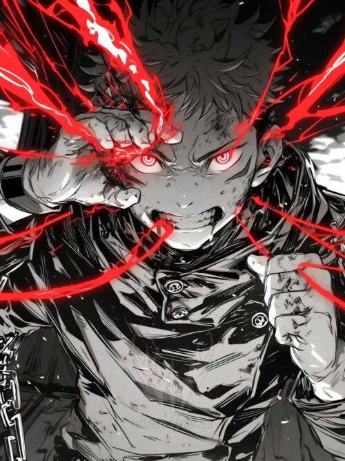 Jujutsu Kaisen Yuji Itadori Anime & Manga Poster