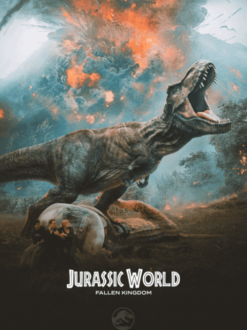 Jurassic World Fallen Kingdom 2018 Movie Poster