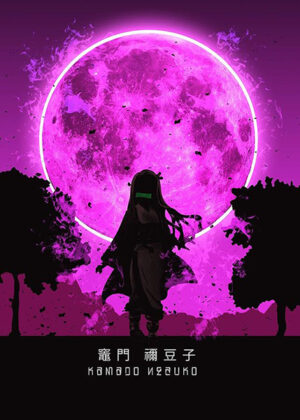 Kamado Nezuko Demon Slayer anime Poster