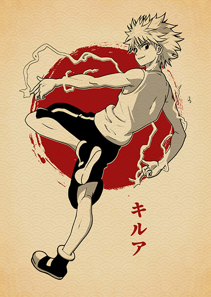 Killua Zoldyck Hunter x Hunter Poster