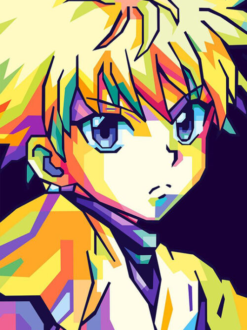 Killua Zoldyck HxH Pop art Poster