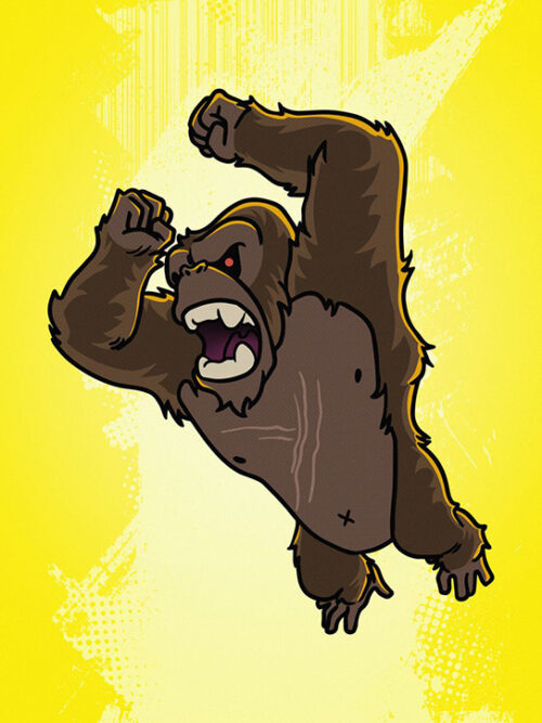 King Chibi  Godzilla x Kong Movie Poster