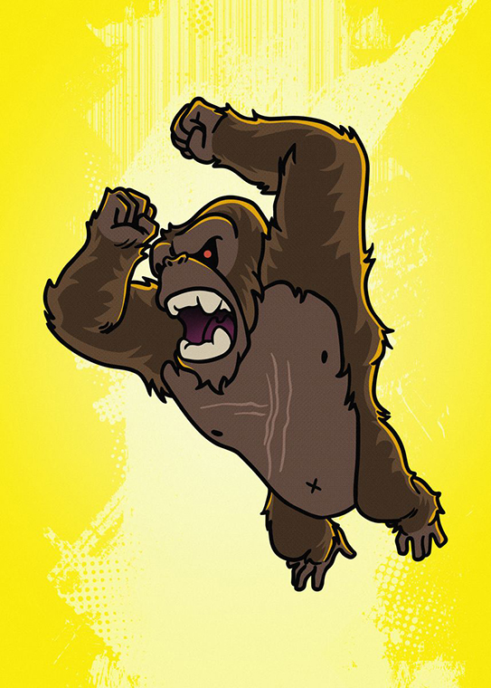King Chibi  Godzilla x Kong Movie Poster