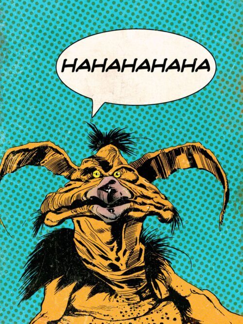 Ha Ha Ha Ha Star Wars Popart Poster