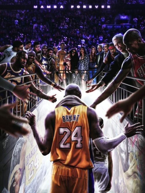 Kobe Bryant Lakers Basketball Poster