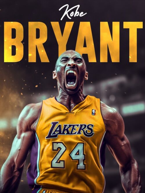 Kobe Bryant Lakers Basketball Poster