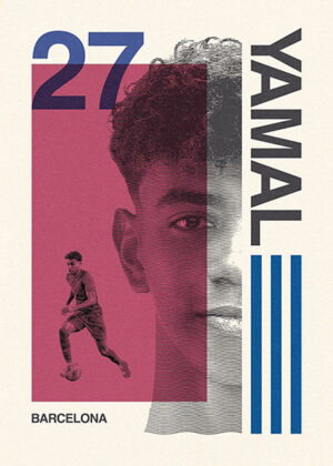 Lamine Yamal FC Barcelona Football Sports Poster