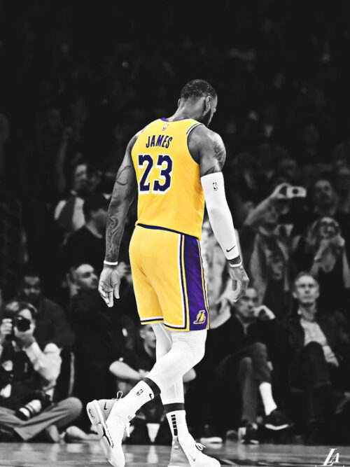 LeBron Raymone James Lakers Basketball Poster