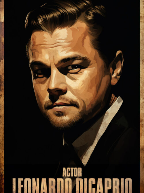 Leonardo DiCaprio Acting Poster