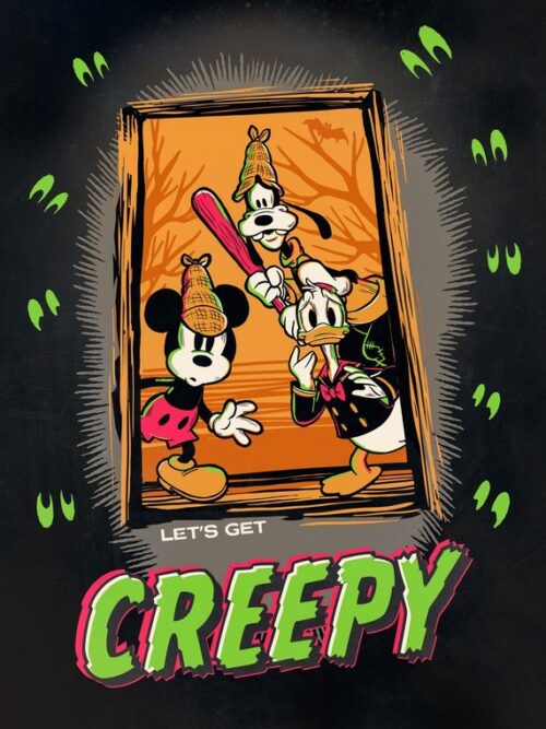 Let's Get Creepy Halloween Poster