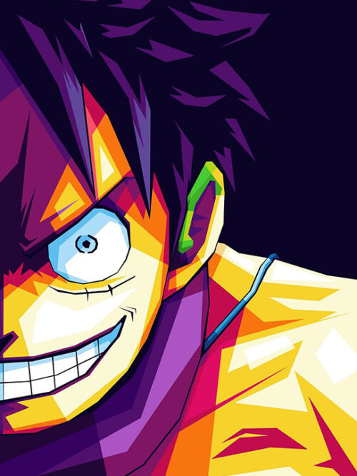 Luffy One Piece Pop art Poster