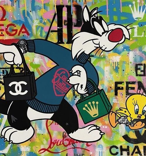 Luxury Duo Looney Tunes Poster