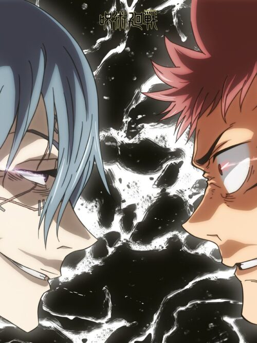 Mahito vs. Yuji Jujutsu Kaisen Poster