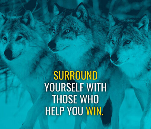 Make Good Friends animal motivational Poster