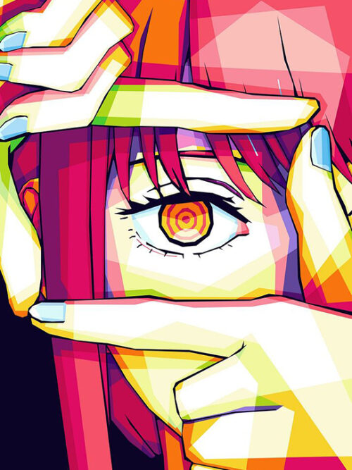 Makima Chainsaw Man Pop art Poster