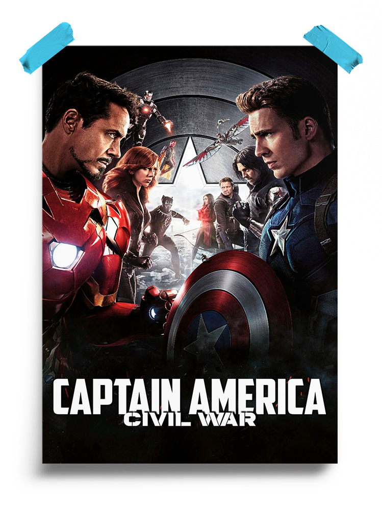 Captain America Civil War (2016) Poster