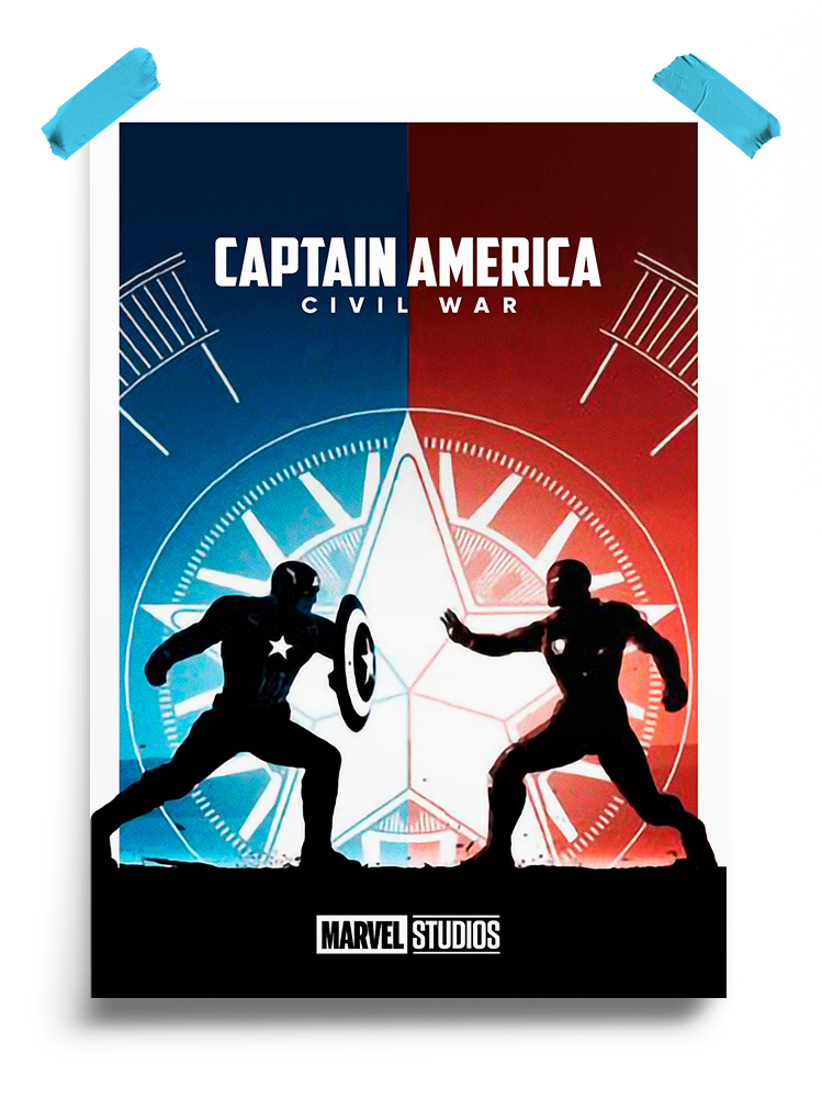 Captain America Civil War (2017) Poster