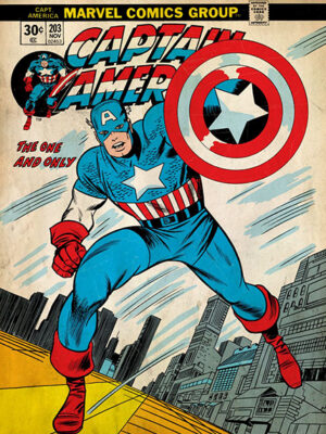 Marvel Captain America Comic Poster