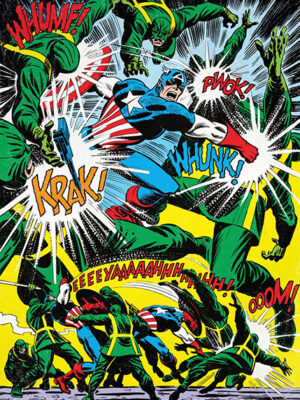 Marvel Captain America Comic Poster