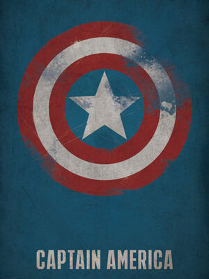 Marvel Captain America Comic Poster