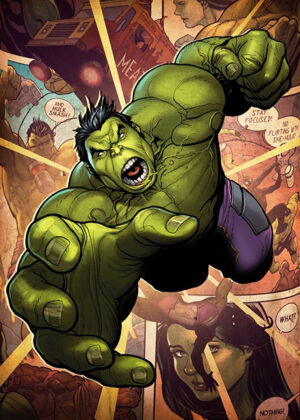 Marvel Hulk comic Poster