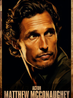 Matthew McConaughey Acting Poster
