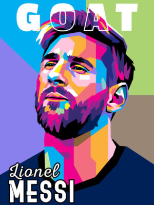 The Goat Lionel Messi Poster