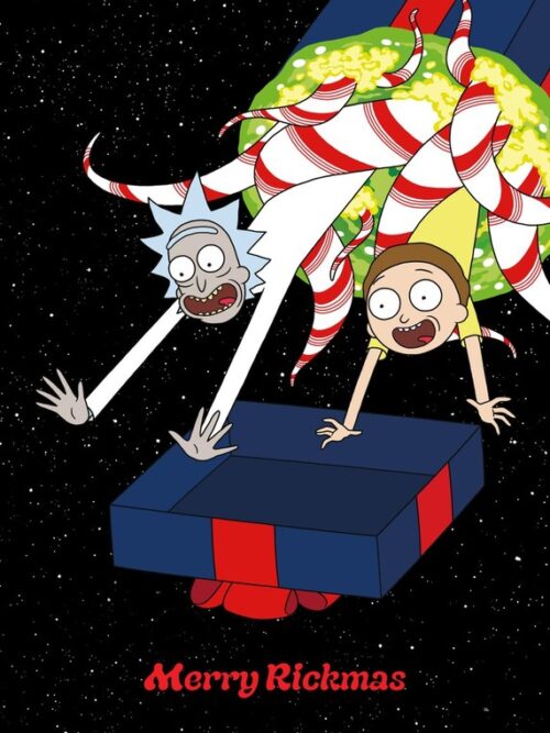 Merry Rickmas Rick and Morty Poster
