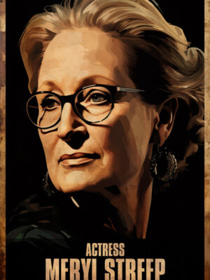 Meryl Streep Acting Poster