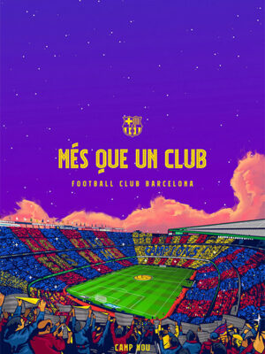 Mes Que Un Club Football Club Barcelona Poster