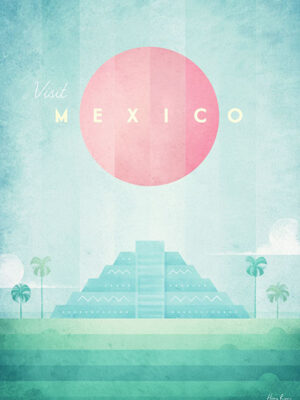 Mexico Minimalist Travel Poster