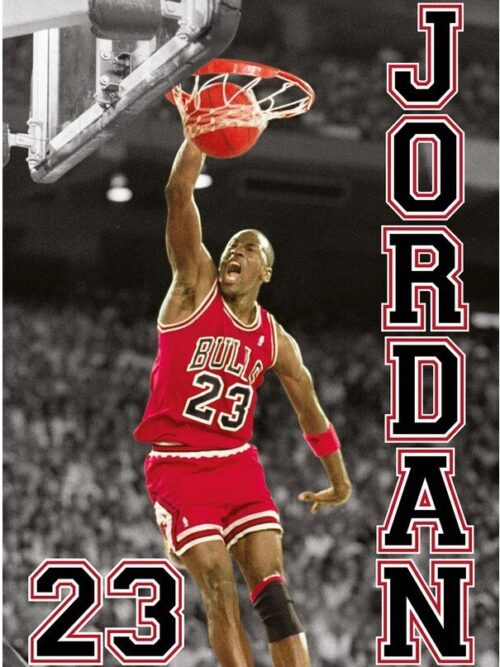 Michael Jeffrey Jordan Basketball Giant Poster