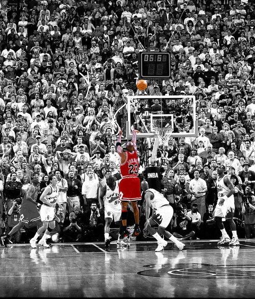 Michael Jordan Basketball Chicago Bulls Poster