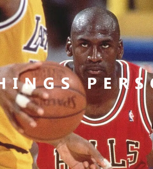 Michel Jordan - Take things personally Poster
