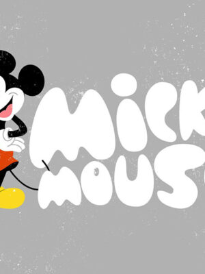 Mickey Name Pose Poster