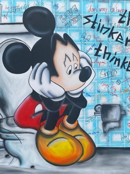 Mickey the Stinker Thinker Poster