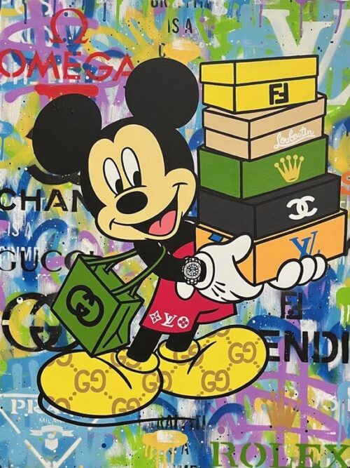 Mickeys Shoe Collection Poster