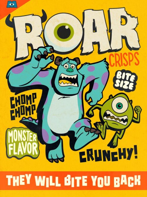 Mike & Sully Roar Poster