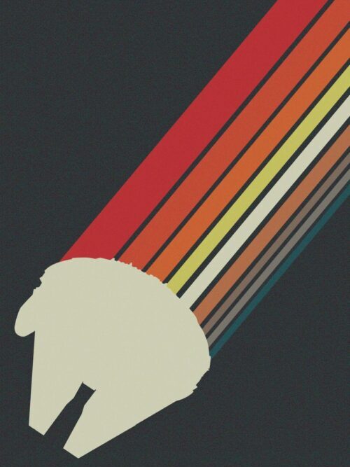 Millenium Falcon Star wars Poster