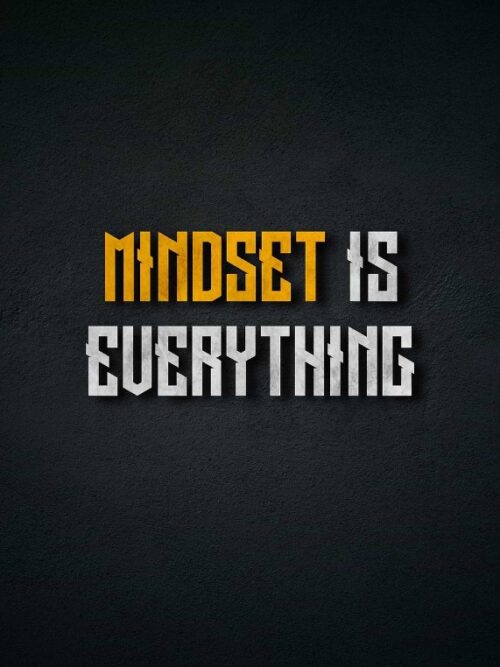 Mindset Is Everything Poster