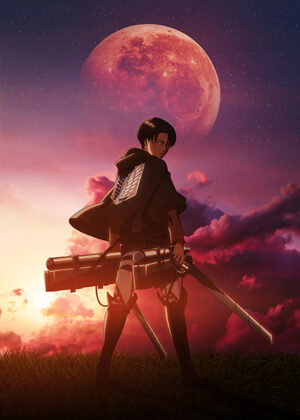 Minimalist Levi AOT anime Poster