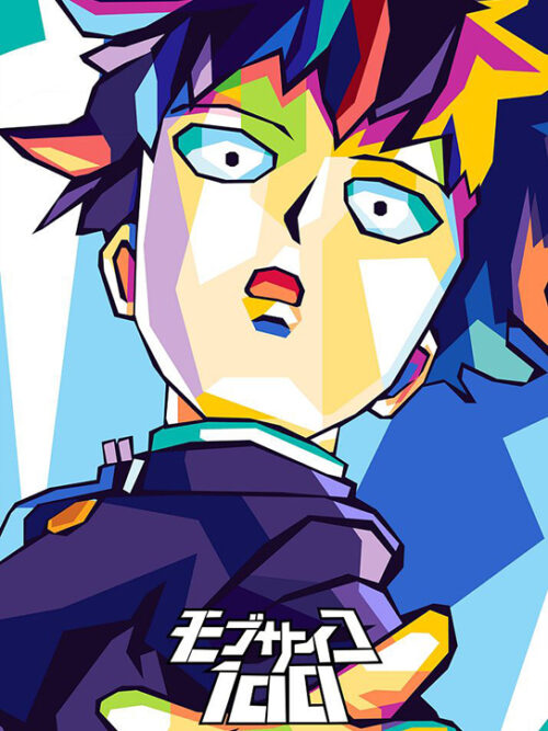 Mob Pyscho100 Pop art Poster