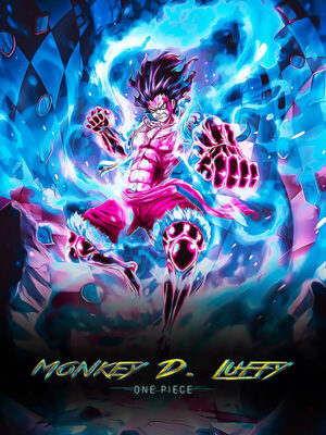 Monkey D Luffy Gear 4 Snakeman One Piece Poster